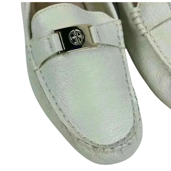 GIANI BERNINI Dailyn Memory Foam Loafers- White Leather- Size 8.5 - Picture 13 of 17